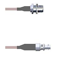 Amphenol Custom Cable Q-2500S000H018i RF Cable Assemblies N-SJB/HDBNC-SJB G142 18I