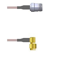 Amphenol Custom Cable Q-24038000H007i RF Cable Assemblies N-SJ/SMA-RP G142 7I