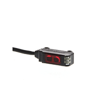 OMRON E3T-SL21M 2M Ultracompact, Ultrathin Photoelectric Sensor with Built-in Amplifier (5-30 mm, Limited reflective, NPN, Light-ON, M3)