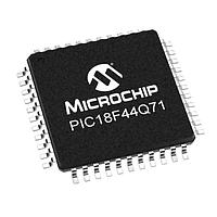 Microchip Technology PIC18F44Q71-E/PT 8-bit Microcontrollers - MCU 16KB Flash, 1KB RAM, 2x OPA, 12-bit differential ADCC with computation, 8/10-bit DACs, 2 AC, APM, Virtual Port, PWM, CCP, CWG, HLT, WWDT, SCAN/CRC, ZCD, PPS, USART, SPI/I2C, IDLE/DOZE/PMD