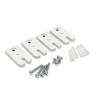 Hammond Manufacturing MF0050 Hardware POLY MNTING FEET KIT OPEN U SLOT