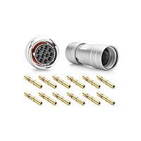 Amphenol SINE Systems RT061412SNH03SS-K Connector Kits Plug Kit, Socket, wi silicone seal IP69k