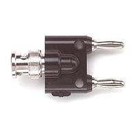 Pomona Electronics 1270 RF Adapters - Between Series ADAPTER,BNC MALE TO DOUBLE BAN PLUG