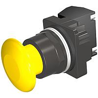 SIEMENS 52BP2W4A Push-Pull PUSHBUTTON,MTD,YEL,1 5/8" PLASTIC,2POS