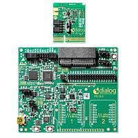 Dialog Semiconductor DA14531-00FXDEVKT-P Development Kits Bluetooth Low Energy Development Kit Pro for DA14531 family: Includes motherboard, daughterboard and cables; Primary usage is SW application development and power measurements