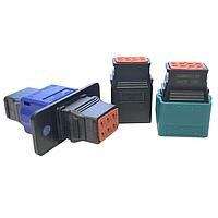 Amphenol PCD SQR620770 Housings 6POS SZ20 REC FLG RM FEMALE