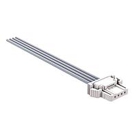 ERNI - TE Connectivity 119664-E Discrete Wire Cable Assemblies IBRIDGE_CS 04 1 AWG22 PVC SE 100