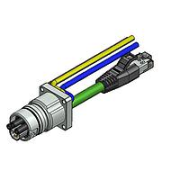Amphenol CONEC 57-03053 Ethernet Cables / Networking Cables ENP-17-1-FSPBU2PEDST4-V5-45S-RS8.33-0,5/0,5/G6/250/034