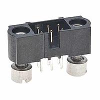 Harwin M80-5100642 Headers 3+3 POS VERT MALE 3mm TAIL W/JS TIN