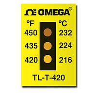 OMEGA TL-T-150 3 Dot Non-Reversible Temperature Label (170 °F)