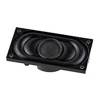 Same Sky (formerly CUI Devices) CMS-402008-18SP Micro speaker, 40 x 20mm rectangle, 8mm deep, cloth, Nd-Fe-B, 1.5W, 8ohm, 550Hz, Solder Pad
