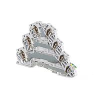 Entrelec - TE Connectivity 1SNA290458R1200 DIN Rail Terminal Blocks D2.5/5.T3.P.L