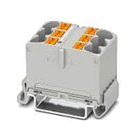 PHOENIX CONTACT 1082479 Distribution Block PTFIX 6X10/S-NS35A GY