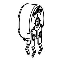 Amphenol Piher PT10GH02-105A2020-I-VI-PM-S Trimmer Resistors 10mm carbon through hole potentiometer Horizontal adjustment resistive value 1M Ohm linear taper tolerance 20% violet rotor non-flammable plastic V0