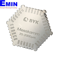 BYK Comb Gage 25-2000 µm, stainless steel Wet Film Thickness Gauges with notches