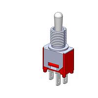 Mountain Switch 108-2MS3T2B3M1QE-EVX Toggle Switch SPDT ON-OFF-ON SOLDR