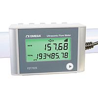 OMEGA FDT7040 Clamp-On Transit Time Ultrasonic Flow Meter For Clean Liquids (0.7 GPM, 1.5 in, Clamp-On For Pipe Mount, Snap Clamp-On)