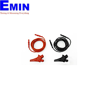 HT KIT2PRO15 Set Of 2 Banana-Banana Cables (3m Black/Red + 2 crocodiles Black/Red)