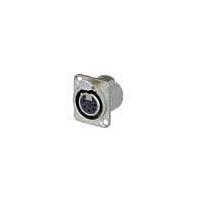 NEUTRIK NC5FD-LX Receptacles Recpt DLX 5 pin F solder nickel/silver