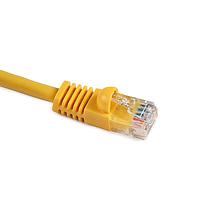 HellermannTyton PCYEL5 Cat 5e Category 5e Patch Cord, 5.0 ft, Yellow, 1/pkg