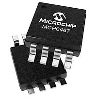 Microchip Technology MCP6487-E/MS Operational Amplifiers Dual, 10MHz Op Amp, E Temp