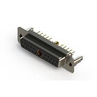 EDAC 628-21W1624-2TD Mixed Contact D-Sub Connectors Vertical Combo Dsub