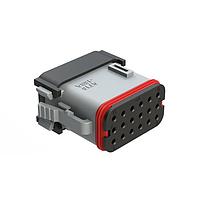 Amphenol SINE Systems AT16-18SA-EK02 18-Way 18 Position Plug, Ke Plug, Keyed A, Gray