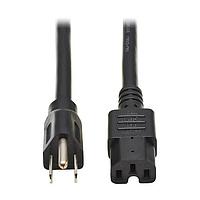 Tripp Lite P019-008 AC Power Cord 14AWG SJT 100-250V 15A 5-15P TO C-15 8'