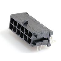 Molex 43045-1208 Power Microfit 3.0 RA SMT Clip DR 30Au 12 Ckt