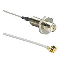 Linx Technologies - TE Connectivity CSI-RSFE-200-UFFR RF Cable Assemblies RP-SMA ExT Mnt Blkhd to U.FL w 200mm cbl