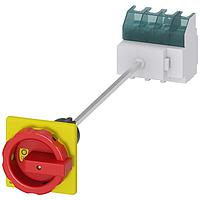 SIEMENS 3LD25451TL53 Rotary DISC SW 63A DOOR ROT HDL 1HOLE R/Y 4P