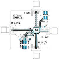 Analog Devices EV1HMC1165LP5 VCO EVALUATION PCB ASSEMBLY