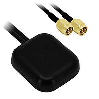 Siretta MIKE16/2.5M/SMAM/SMAM/S/S/26 Vehicle Antennas SMALL MAGNETIC MOUNT GPS/GLONASS & GSM ANTENNA 2.5M CABLE SMA MALE CONNECTOR