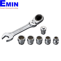 KTC TBZ1407 Flex Short Ratchet Combination Wrench Set (7pcs)