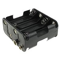 Eagle Plastic Devices 12BH381-GR Battery Clip 8XAA SNAPS BLK