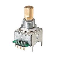 Same Sky (formerly CUI Devices) C14D32N-F3 Incremental INCR ENC, S, OP, 32 PPR 32 DET, 5 Vdc, A/B, sine wave, 6.35 mm D-shaft, vertical