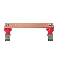 Wakefield Thermal SCGB-7KT Ground Bars Ground Bar Kit, 24 Holes, Copper, Bare, 16" L, 4" W, 4" H, 0.25" Thickness