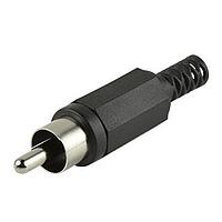 Same Sky (formerly CUI Devices) RCP-022 Cable Mount RCA plug, 1P, straight, cable mount, RD