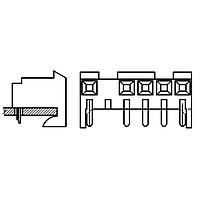 Molex 09-48-4041 PCB Assembly KK 156 PCB Bottom 4Ckt W/Ramp