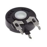 Amphenol Piher PT15NH06-103A0505 Single Turn 15 mm carbon one-turn potentiometer, shaftless, side adjustment, resistive value 10K Ohm, linear taper, +/-5% tolerance, 0,25W, bulk,-25 C to +70 C