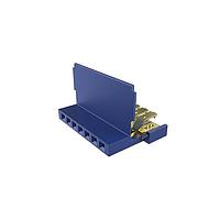 Amphenol FCI 65801-036LF Connectors Clincher&trade; Flex Connectors, Receptacle Assembly, Single Row, 7 Positions, 2.54mm (.100in) Pitch.