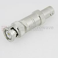 Fairview SA01B-01 1 dB Fixed Attenuator BNC Male To BNC Female Up To 1,000 MHz Rated To 0.5 Watts With Brass Tri-Metal Body