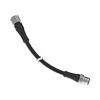 Banner Engineering MQDEC-502SS Sensor Cables / Actuator Cables Cordset: Double Ended M12; 5-pin Straight Female; 5-pin Straight Male; 0.6 m (1.97 ft) 5x22 Black PVC Jacket; Nickel-Plated Brass Coupling Nuts