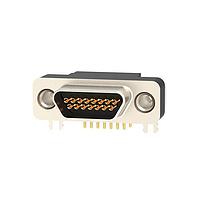 NorComp 581-M15-213L462 Micro-D D-Sub Connectors Female Miniature D-Sub 15 Position Right Angle Vertical Solder