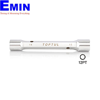 TOPTUL AEBE2426 Double end socket wrench (24x26mm, L=190mm)