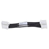 Molex 15136-0800 Discrete Wire Cable Assemblies MicroClasp 8CKT CBL ASSY SR 50MM WHITE