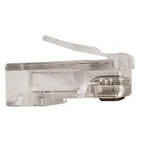 Adam Tech MTPR-88-W-S-C6-A Strain Relief CAT6 PLUG, 8P8C, 30U PLATING, SO