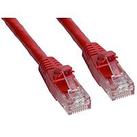 Amphenol Cables on Demand MP-64RJ45UNNR-009 Cat 6 CAT 6  UNSHIELDED, RED, 9'