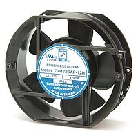 Orion Fans OD172SAP-24HHB Axial DC Fan, 172x150x51mm, 24VDC, 300CFM, Ball Bearing, Lead Wires