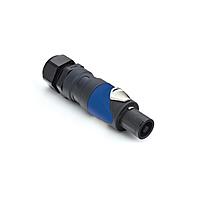 Amphenol Audio SP-4-FG Speaker Connectors 4P Cable Conn Screw Black/Blue Plastic